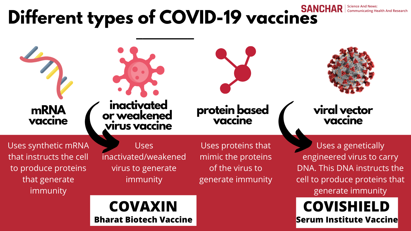 types of application letters based on the availability of vaccines