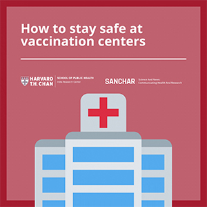 Animated inforgraphic: How to stay sage at vaccination centers