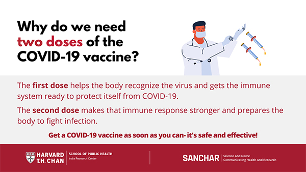 Inforgraphic: Why do we need two doses of the COVID-19 vaccine?